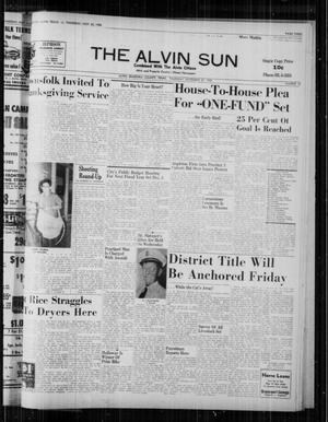 The Alvin Sun (Alvin, Tex.), Vol. 69, No. 14, Ed. 1 Thursday, November 20, 1958