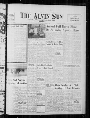 Primary view of object titled 'The Alvin Sun (Alvin, Tex.), Vol. 72, No. 9, Ed. 1 Thursday, August 31, 1961'.