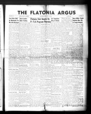 The Flatonia Argus (Flatonia, Tex.), Vol. 77, No. 20, Ed. 1 Thursday, May 15, 1952