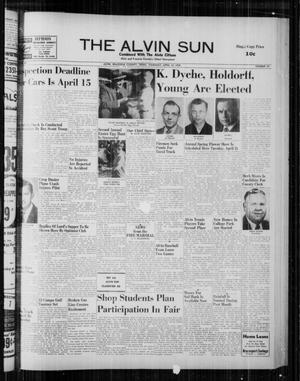 Primary view of object titled 'The Alvin Sun (Alvin, Tex.), Vol. 68, No. 34, Ed. 1 Thursday, April 10, 1958'.