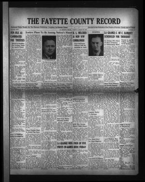 The Fayette County Record (La Grange, Tex.), Vol. 24, No. 42, Ed. 1 Tuesday, March 26, 1946
