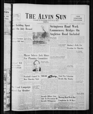 The Alvin Sun (Alvin, Tex.), Vol. 72, No. 1, Ed. 1 Thursday, August 3, 1961