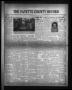 Newspaper: The Fayette County Record (La Grange, Tex.), Vol. 24, No. 58, Ed. 1 T…