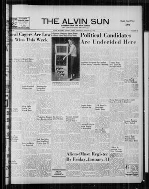 The Alvin Sun (Alvin, Tex.), Vol. 68, No. 24, Ed. 1 Thursday, January 30, 1958