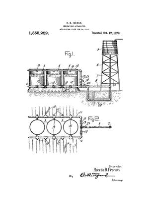 Primary view of object titled 'Irrigating Apparatus.'.