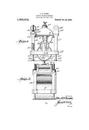 Primary view of object titled 'Surface-Treating Machine'.