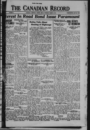 The Canadian Record (Canadian, Tex.), Vol. 40, No. 11, Ed. 1  Thursday, March 6, 1930