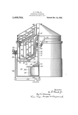Primary view of object titled 'Centrifugal Separator.'.