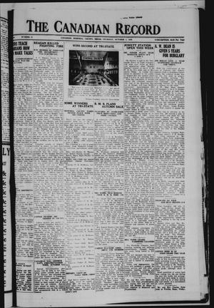 The Canadian Record (Canadian, Tex.), Vol. 40, No. 41, Ed. 1  Thursday, October 2, 1930