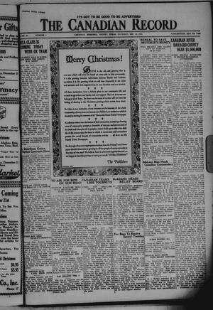 The Canadian Record (Canadian, Tex.), Vol. 44, No. 1, Ed. 1  Thursday, December 21, 1933