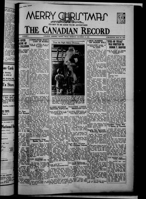 The Canadian Record (Canadian, Tex.), Vol. 46, No. 1, Ed. 1  Thursday, December 19, 1935