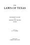 Book: The Laws of Texas, 1917-1918 [Volume 18]