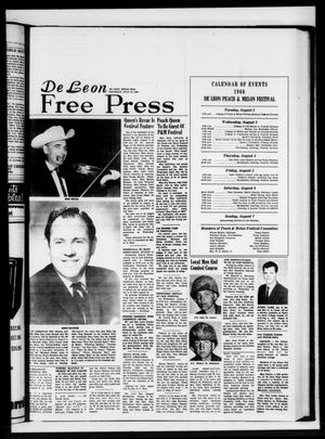 Primary view of object titled 'De Leon Free Press (De Leon, Tex.), Vol. [77], No. [6], Ed. 1 Thursday, July 28, 1966'.