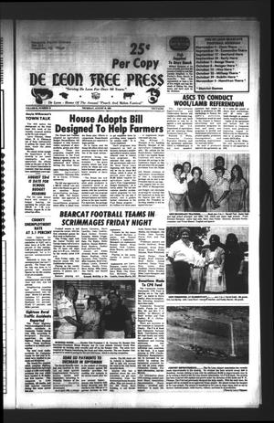 Primary view of object titled 'De Leon Free Press (De Leon, Tex.), Vol. 95, No. 12, Ed. 1 Thursday, August 19, 1982'.