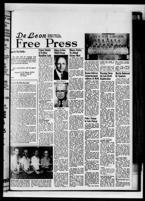 Primary view of object titled 'De Leon Free Press (De Leon, Tex.), Vol. 76, No. 50, Ed. 1 Thursday, June 2, 1966'.