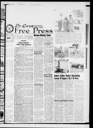 De Leon Free Press (De Leon, Tex.), Vol. 79, No. 50, Ed. 1 Thursday, May 29, 1969