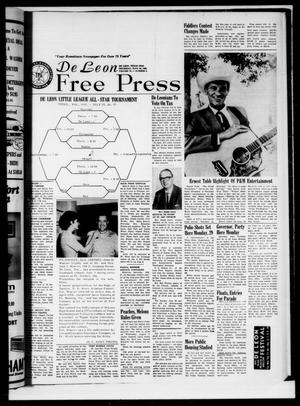 De Leon Free Press (De Leon, Tex.), Vol. 79, No. 6, Ed. 1 Thursday, July 25, 1968