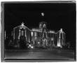 Primary view of [City of Denton: City Hall, 221 N. Elm decorated for Christmas]
