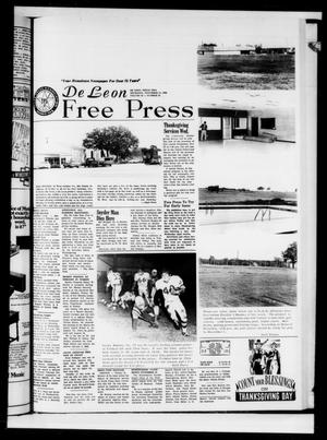 Primary view of object titled 'De Leon Free Press (De Leon, Tex.), Vol. 79, No. 23, Ed. 1 Thursday, November 21, 1968'.
