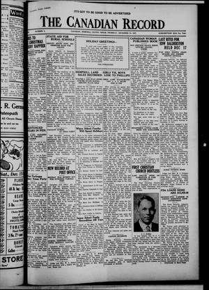 The Canadian Record (Canadian, Tex.), Vol. 49, No. 2, Ed. 1  Thursday, December 23, 1937