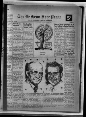 The De Leon Free Press (De Leon, Tex.), Vol. 67, No. 19, Ed. 1 Thursday, November 8, 1956