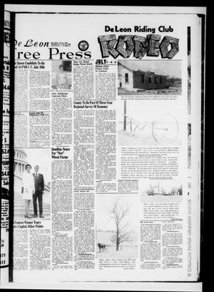 Primary view of object titled 'De Leon Free Press (De Leon, Tex.), Vol. 80, No. 2, Ed. 1 Thursday, June 26, 1969'.