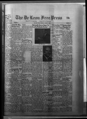 Primary view of object titled 'The De Leon Free Press (De Leon, Tex.), Vol. 69, No. 28, Ed. 1 Thursday, January 8, 1959'.