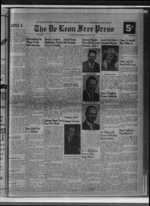 The De Leon Free Press (De Leon, Tex.), Vol. 65, No. 51, Ed. 1 Thursday, June 23, 1955