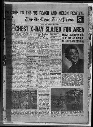 The De Leon Free Press (De Leon, Tex.), Vol. 66, No. 6, Ed. 1 Thursday, August 11, 1955