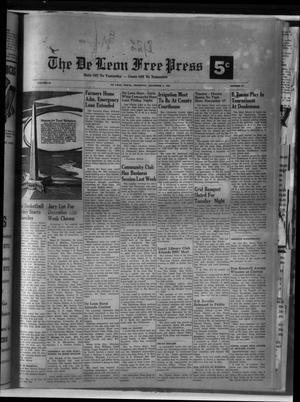 Primary view of object titled 'The De Leon Free Press (De Leon, Tex.), Vol. 66, No. 23, Ed. 1 Thursday, December 8, 1955'.