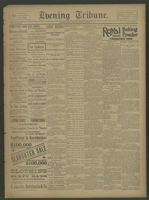 Evening Tribune. (Galveston, Tex.), Vol. 11, No. 314, Ed. 1 Wednesday, November 4, 1891