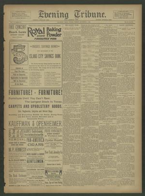 Evening Tribune. (Galveston, Tex.), Vol. 11, No. 265, Ed. 1 Tuesday, September 8, 1891