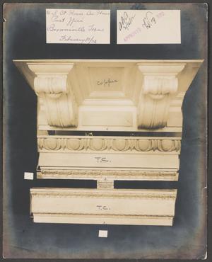 Primary view of object titled '[Column-like Molding]'.