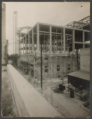 Primary view of object titled '[Brownsville Post Office Construction]'.
