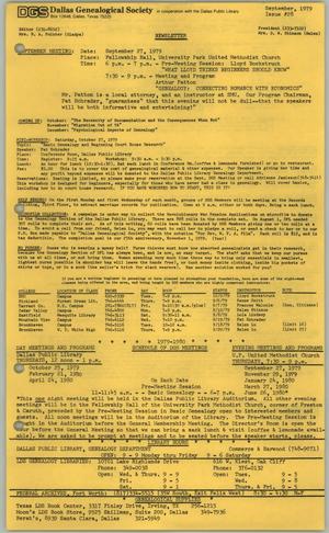 DGS Newsletter, Number 28, September 1979