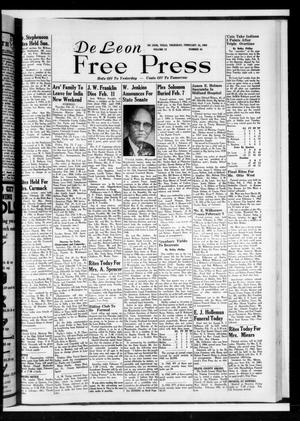 De Leon Free Press (De Leon, Tex.), Vol. 72, No. 34, Ed. 1 Thursday, February 15, 1962