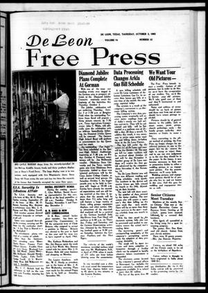 De Leon Free Press (De Leon, Tex.), Vol. 74, No. 15, Ed. 1 Thursday, October 3, 1963