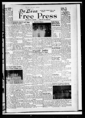 De Leon Free Press (De Leon, Tex.), Vol. 72, No. 42, Ed. 1 Thursday, April 12, 1962