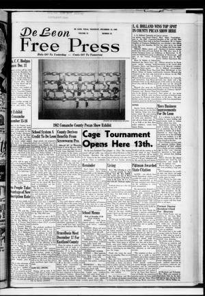 De Leon Free Press (De Leon, Tex.), Vol. 73, No. 25, Ed. 1 Thursday, December 13, 1962