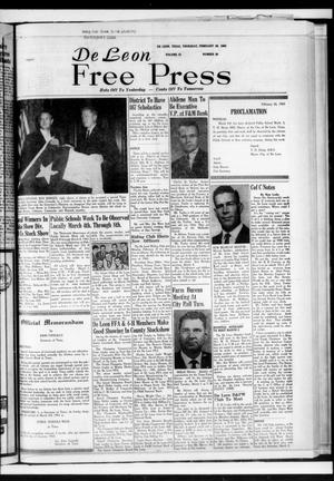 De Leon Free Press (De Leon, Tex.), Vol. 73, No. 36, Ed. 1 Thursday, February 28, 1963