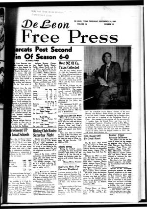 De Leon Free Press (De Leon, Tex.), Vol. 74, No. 13, Ed. 1 Thursday, September 19, 1963