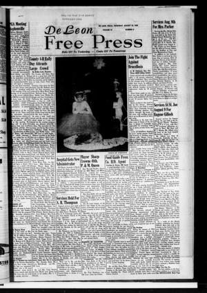 De Leon Free Press (De Leon, Tex.), Vol. 73, No. 8, Ed. 1 Thursday, August 16, 1962