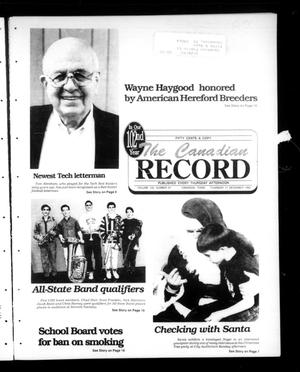 The Canadian Record (Canadian, Tex.), Vol. 102, No. 51, Ed. 1 Thursday, December 17, 1992