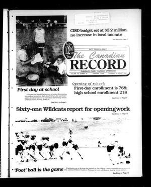 The Canadian Record (Canadian, Tex.), Vol. 102, No. 33, Ed. 1 Thursday, August 13, 1992