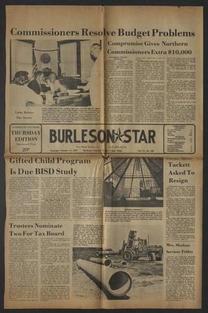 Burleson Star (Burleson, Tex.), Vol. 14, No. 102, Ed. 1 Thursday, October 11, 1979
