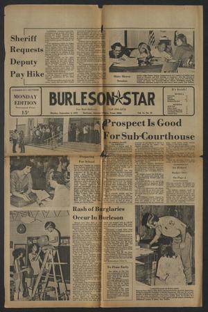 Primary view of object titled 'Burleson Star (Burleson, Tex.), Vol. 14, No. 91, Ed. 1 Monday, September 3, 1979'.
