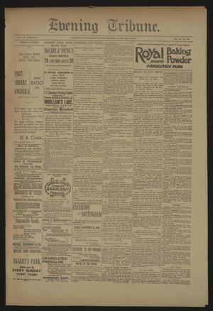 Evening Tribune. (Galveston, Tex.), Vol. 12, No. 263, Ed. 1 Saturday, September 24, 1892