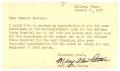 Letter: [Postcard from Mary Alice Patton to Truett Latimer, January 11, 1957]