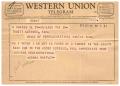Letter: [Telegram from Herman Whatley, January 30, 1957]