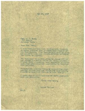 [Letter from Truett Latimer to Mrs. W. J. Young, May 17, 1957]